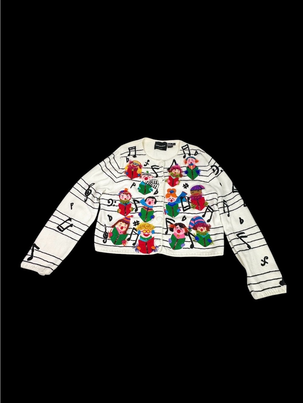 Michael Simon VINTAGE 1990s 3D Carole’s Sweater XL - Picture 2 of 11